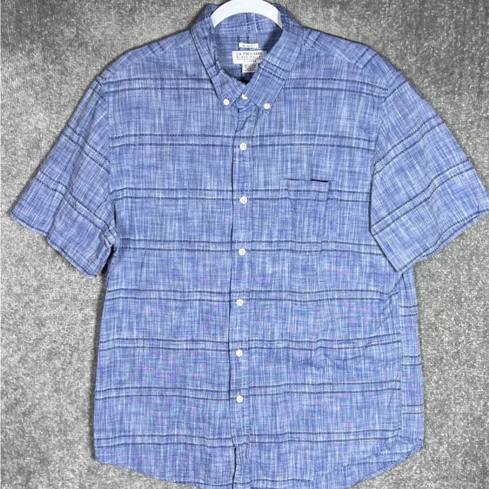 U.S. Polo Assn. Blue Casual Button Down Shirt